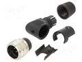 Connector: M16; plug; male; PIN: 7; 5A; 32V; 682; soldering; for cable BINDER 09-0145-70-07