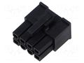 Connector: wire-wire/PCB; plug; female; Mini-Fit Jr; 4.2mm; PIN: 8 MOLEX MX-39-01-3085