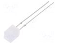 LED; red/yellow; rectangular; 5x5x7mm; bipolar,bicolour; 140° OPTOSUPPLY OSRYP27NE2B