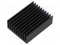 Heatsink: extruded; grilled; black; L: 50mm; W: 38.1mm; H: 16.5mm FISCHER ELEKTRONIK SK179/50/SA