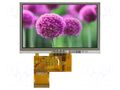 Display: TFT; 4.3"; 480x272; Illumin: LED; Dim: 105.5x67.2x4.05mm RAYSTAR OPTRONICS RFE430G-AIW-DNS
