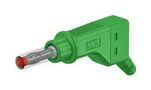PLUG, 4MM, SHROUDED, GREEN 66.9328-25