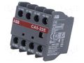 Auxiliary contacts; Leads: screw terminals; front; UA ABB CA5-22E