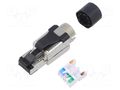 Connector: RJ45; plug; PIN: 8; Cat: 6a; shielded; 8p8c; for cable BEL FUSE SS-39300-002