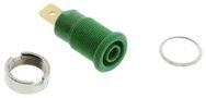 SOCKET, 4MM, SHROUDED, GREEN, PK5 23.3060-25