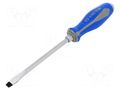 Screwdriver: for impact; slot; Size: 8x1.2mm; Blade length: 150mm KING TONY KT-14620806