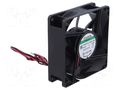 Fan: DC; axial; 24VDC; 80x80x25mm; 96.84m3/h; 43.1dBA; Vapo; 24AWG SUNON PF80252V2-A99-A