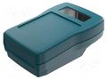 Enclosure: for display; X: 80mm; Y: 125mm; Z: 46.7mm; ABS; ocean blue ROSE ROSE-27010210
