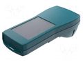 Enclosure: for display; X: 84mm; Y: 180mm; Z: 53.5mm; ABS; ocean blue ROSE ROSE-27010401