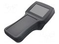 Enclosure: for display; X: 116mm; Y: 220mm; Z: 51mm; polyamide; black ROSE ROSE-27020400