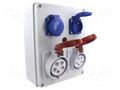 Electric switchboard; IP44; wall mount; ABS; Thread: PG16 PAWBOL B.1098