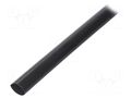 Heat shrink sleeve; glued; 40mm; L: 1m; black; Temp: -25÷125°C RADPOL RPKH1-40/16X1-C