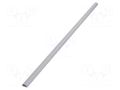 Closed cable trunkings; silver; L: 1.1m; W: 33mm; H: 18mm; aluminium Goobay GOOBAY-90666
