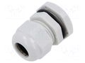 Cable gland; M20; 1.5; polyamide; light grey KRADEX ZCG-M20-12J-PA66