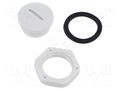 Stopper; PG11; polyamide; light grey; Thread: PG KRADEX ZCG-PG11J-PLUGPA66