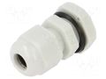 Cable gland; PG7; polyamide; light grey KRADEX ZCG-PG7-6J-PA66