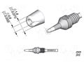Tip: for desoldering irons; 1.8x0.8mm JBC TOOLS JBC-D530012
