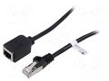 Extender Ethernet; RJ45 socket,RJ45 plug; F/UTP; 5e; stranded; Cu Goobay GOOBAY-73387