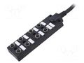 Transition: splitter; 24V; PIN: 5; IP67; 2A; 3m; IN: 8; OUT: 1 AMPHENOL DB125A8CABDPS7B03