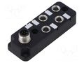 Distribution box; M8; PIN: 3; socket; 6A; IP67; IN: 4; OUT: 1 AMPHENOL LTW DB8-3A4M12-SPS7001