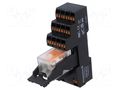 Relay: interface; 4PDT; Ucoil: 24VDC; 5A; for DIN rail mounting WEIDMÜLLER DRMKITP-24DC-4COLD