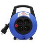 Vario-Line cable reel 4-fold Black/Blue/Light gray 5.00 m H05VV-F 3G1.5 TYPE E 1092234 4007123110391