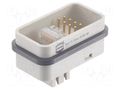 Connector: HDC; contact insert; male; 6.5A; 50V; Han Q; 10+RJ45 HARTING 09120113001