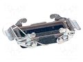 Enclosure for connectors: HDC; size 16B; Han® M; IP65; zinc alloy HARTING 09370165402
