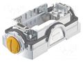 Han-Yellock 60 carrier hood button slot HARTING 11126000110