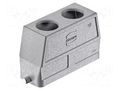 Enclosure for connectors: HDC; Type: high; Gland: M25 HARTING 19300240456