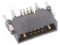 Connector: PCB to PCB; socket; male; PIN: 10(2+8); angled 90°; SMT HARTING 15752082601000