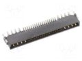 Connector: PCB to PCB; socket; male; PIN: 44(8+36); angled 90° HARTING 15758362601000