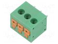 PCB terminal block; 5mm; ways: 3; on PCBs; THT,snap-on; terminal DEGSON ELECTRONICS DGPS2.5R-5.0-03P14