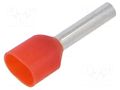 Tip: bootlace ferrule; insulated,double; copper; 1mm2; 10mm ERKO TV-1-10/100