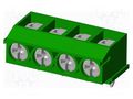 Connector: PCB terminal block; terminal; T3; 8A; PIN: 4; straight AMPHENOL ANYTEK T30404530000G