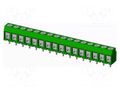 Connector: PCB terminal block; terminal; T3; 8A; PIN: 16; angled AMPHENOL ANYTEK T31604540000G