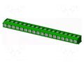 Connector: PCB terminal block; terminal; T3; 8A; PIN: 18; straight AMPHENOL ANYTEK T31804530000G