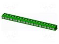 Connector: PCB terminal block; terminal; T3; 8A; PIN: 20; straight AMPHENOL ANYTEK T32004530000G