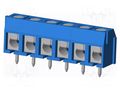 Connector: PCB terminal block; terminal; TC; PIN: 6; on PCBs; 1x6 AMPHENOL ANYTEK TC0623620000G