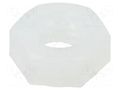 Nut; hexagonal; M4; 0.7; polyamide; natural ESSENTRA ESS-10325124