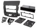 Radio frame; Citroën,Mitsubishi,Peugeot; 2 DIN; black PER.PIC. RAM-40.242