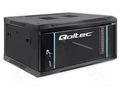Enclosure: rack cabinet; Standard: 19"; 4U; black; Z: 280mm; X: 600mm QOLTEC QOLTEC-54461