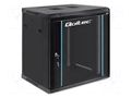 Enclosure: rack cabinet; Standard: 19"; 12U; black; Z: 635mm QOLTEC QOLTEC-54464