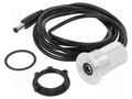 Transition: adapter; for panel mounting,rear side nut; 1÷10mm ONPOW POWER-JACK-01
