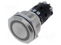 Switch: vandal resistant; Pos: 2; SPDT; 0.5A/220VAC; 0.1A/220VDC EAO 82-6152.1114