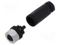 Connector: M12; female; 713; 60V; IP67; for cable; screw terminal BINDER 99-0436-282-05