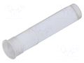 Fiber for LED; Ø4.6mm; L: 19.1mm; round; Front: convex; flexible BIVAR UHF4-0.750-N-67