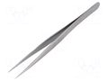 Tweezers; 110mm; for precision works; Blade tip shape: sharp WELLER WEL.53CSA