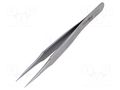 Tweezers; 90mm; for precision works; Blade tip shape: sharp WELLER WEL.M4AS