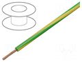 Wire; BETAtherm® 155; 1x50mm2; stranded; Cu; yellow-green; Class: 5 SYNFLEX 3640-5000-50